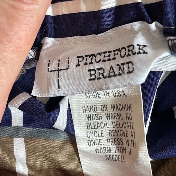 Pitchfork Brand VTG Stripe Western Circle Skirt - Picture 2 of 6